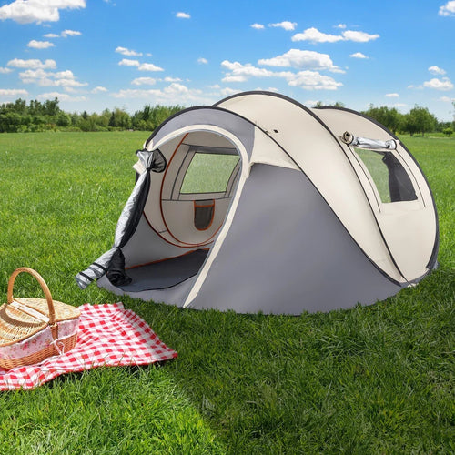 4 Person Pop Up Easy Setup for Camping/Hiking/Fishing/Beach
